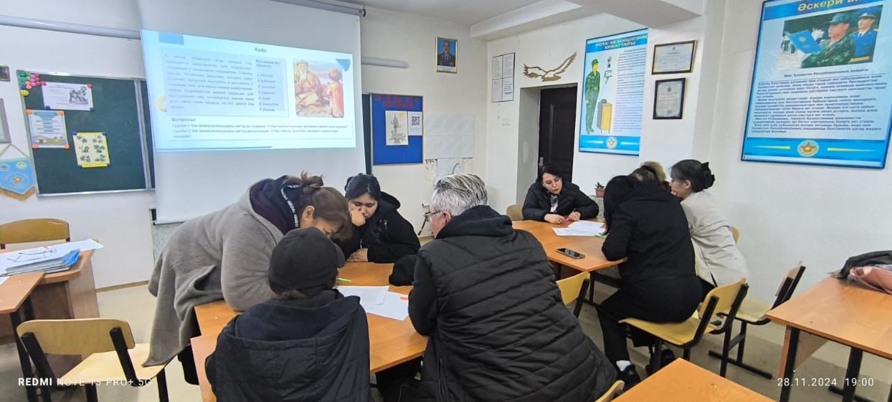 ЦПППР аясында «Қазіргі әлемдегі жасөспірім: алаңдататын белгілер және қорғау» тақырыбында ата-аналар жиналысы өтті.